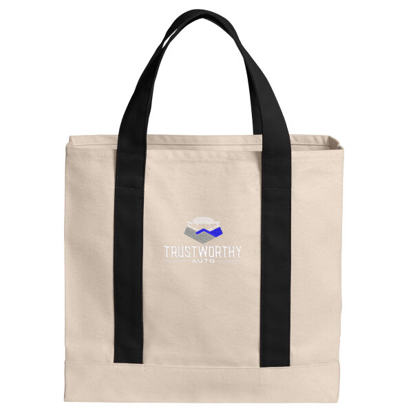 TRW - Cotton Canvas Two Tone Tote Thumbnail