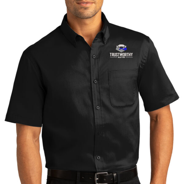 TRW - Twill Button-Up, Short-Sleeve Thumbnail